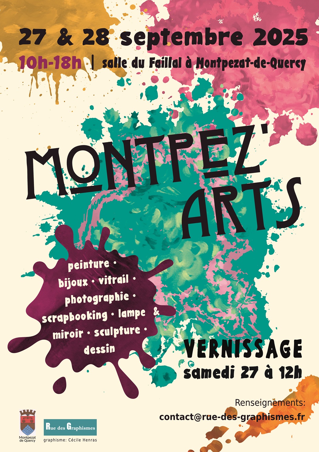 Affiche Montpezat Arts 2025